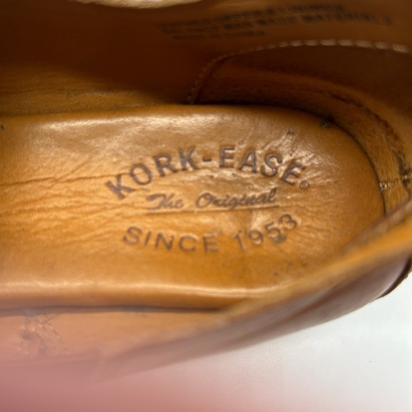 Kork-Ease Brown Leather Slip On Loafers Size 7.5 MCL6181D - Picture 6 of 7